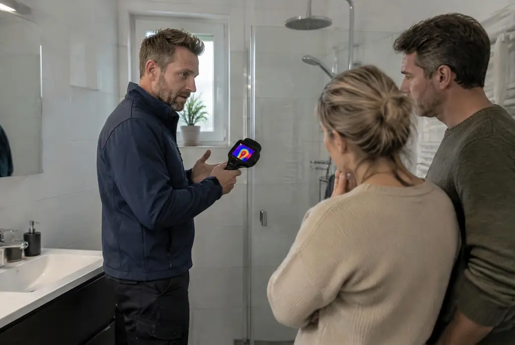 Lekdetectie Den Bosch – specialist legt bevindingen uit aan bewoner